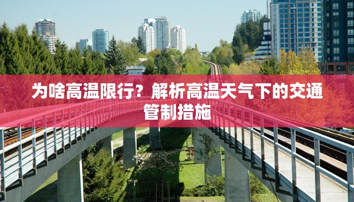 为啥高温限行？解析高温天气下的交通管制措施