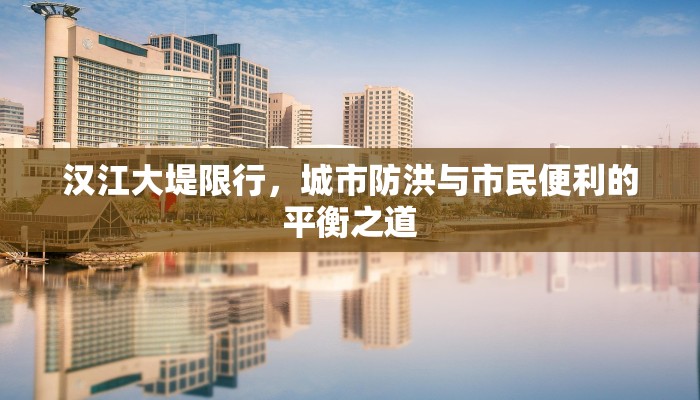 汉江大堤限行，城市防洪与市民便利的平衡之道