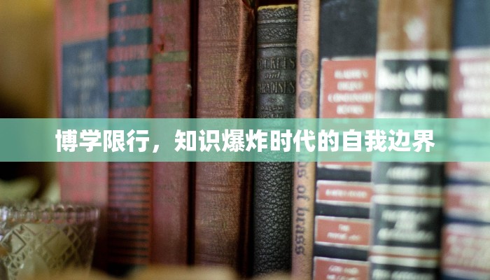 博学限行，知识爆炸时代的自我边界