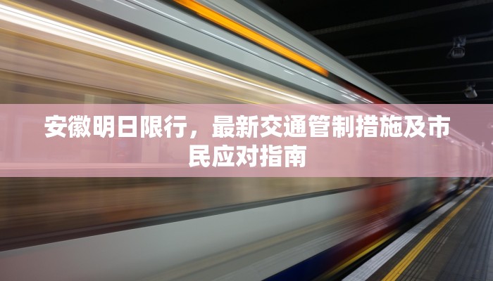 安徽明日限行，最新交通管制措施及市民应对指南