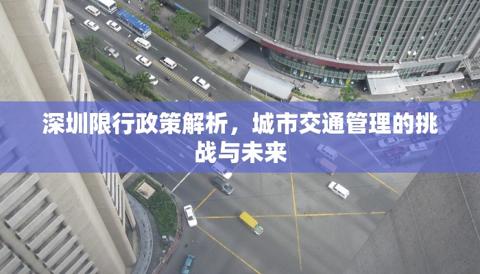 深圳限行政策解析，城市交通管理的挑战与未来