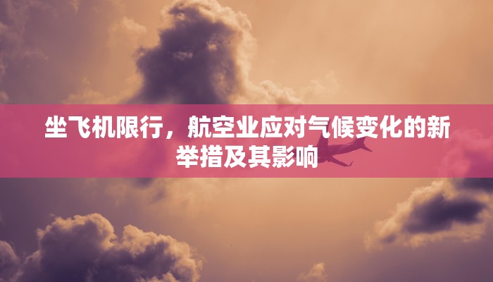坐飞机限行，航空业应对气候变化的新举措及其影响