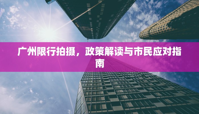 广州限行拍摄，政策解读与市民应对指南